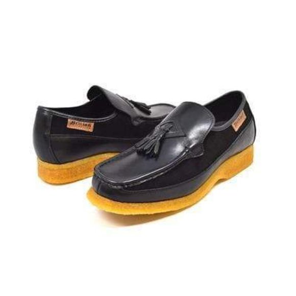 British Walkers Brooklyn Men's Black Leather and Suede